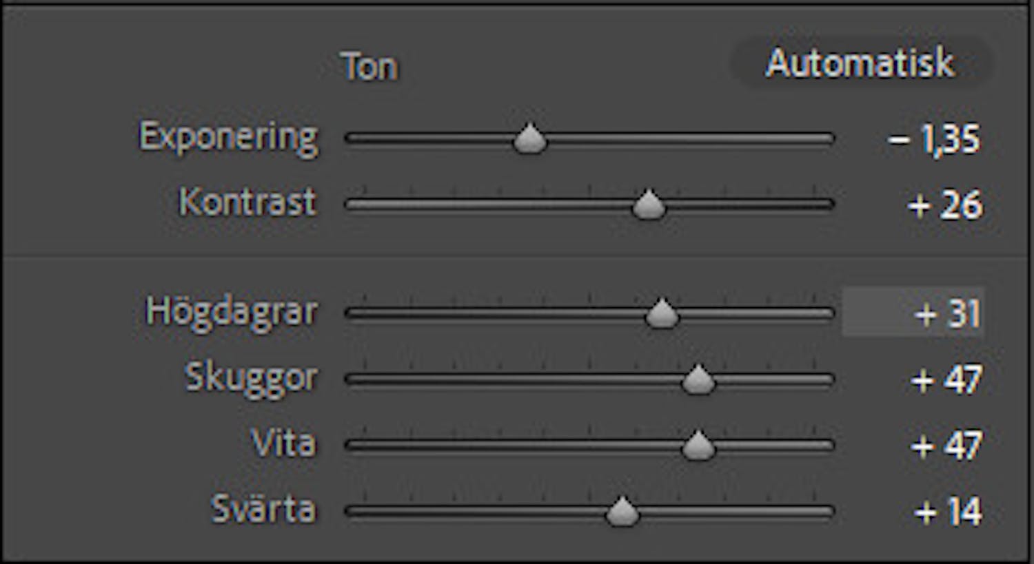 2021 02 04 092947 Skjutreglagens inställning för dramatiska bilder.